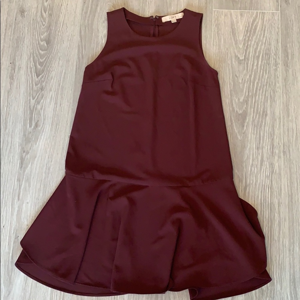 Maroon Loft dress